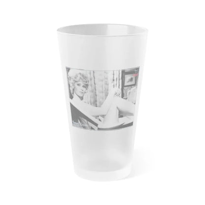 Veronica Carlson #110 (Vintage Female Icon) Frosted Pint Glass 16oz 16oz Frosted - Go Mug Yourself