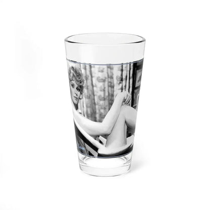 Veronica Carlson #110 (Vintage Female Icon) Pint Glass 16oz 16oz - Go Mug Yourself