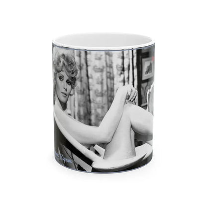 Veronica Carlson #110 (Vintage Female Icon) White Coffee Mug 11oz - Go Mug Yourself