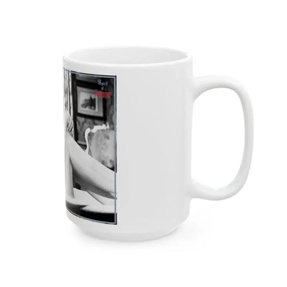 Veronica Carlson #110 (Vintage Female Icon) White Coffee Mug - Go Mug Yourself