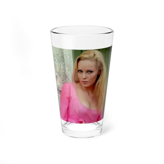 Veronica Carlson #111 (Vintage Female Icon) Pint Glass 16oz 16oz - Go Mug Yourself