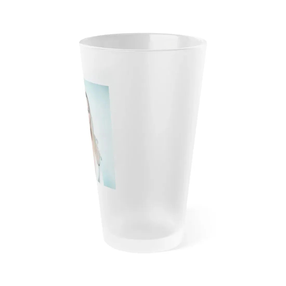 Veronica Carlson #112 (Vintage Female Icon) Frosted Pint Glass 16oz - Go Mug Yourself