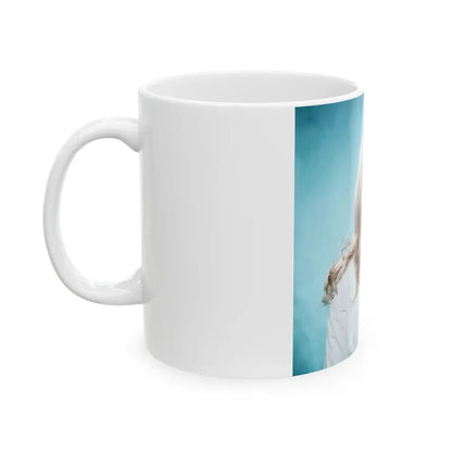 Veronica Carlson #112 (Vintage Female Icon) White Coffee Mug - Go Mug Yourself