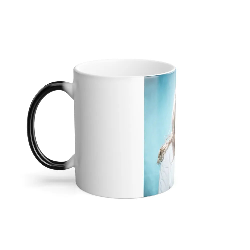 Veronica Carlson #112 (Vintage Female Icons) Color Changing Mug 11oz-Go Mug Yourself