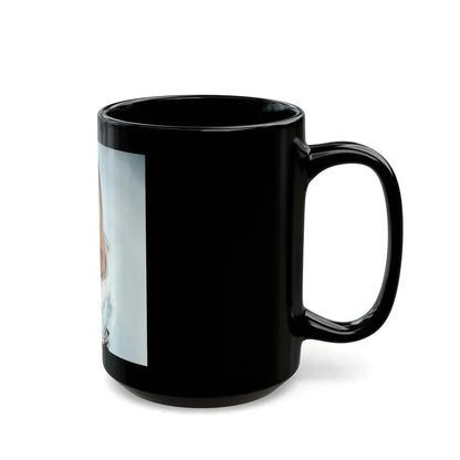 Veronica Carlson #113 (Vintage Female Icon) Black Coffee Mug - Go Mug Yourself