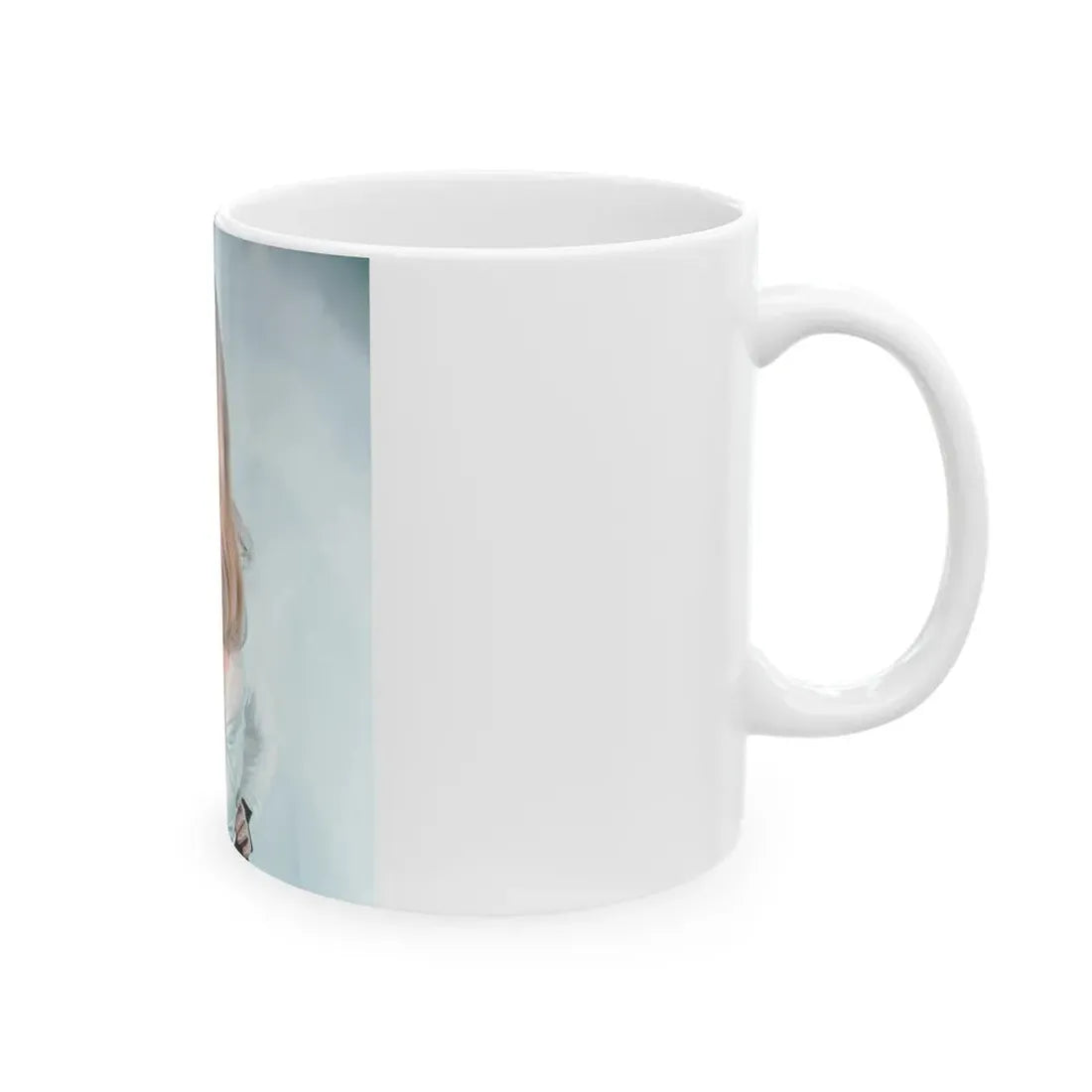 Veronica Carlson #113 (Vintage Female Icon) White Coffee Mug - Go Mug Yourself