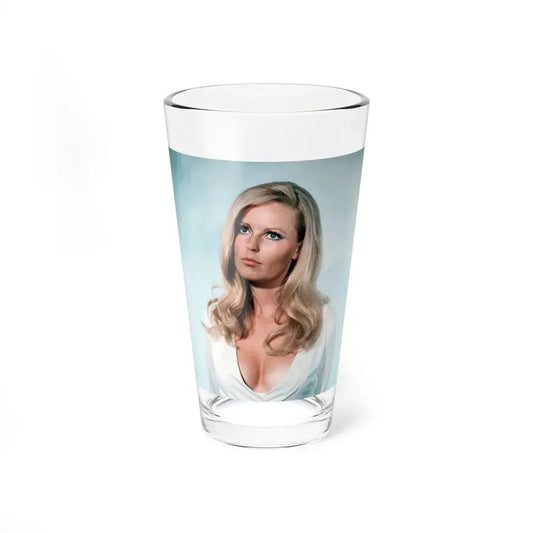 Veronica Carlson #114 (Vintage Female Icon) Pint Glass 16oz 16oz - Go Mug Yourself