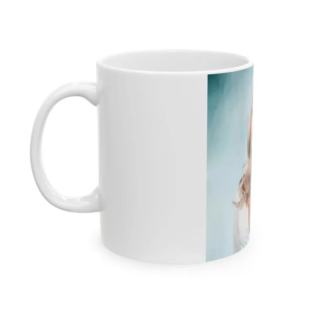 Veronica Carlson #114 (Vintage Female Icon) White Coffee Mug - Go Mug Yourself