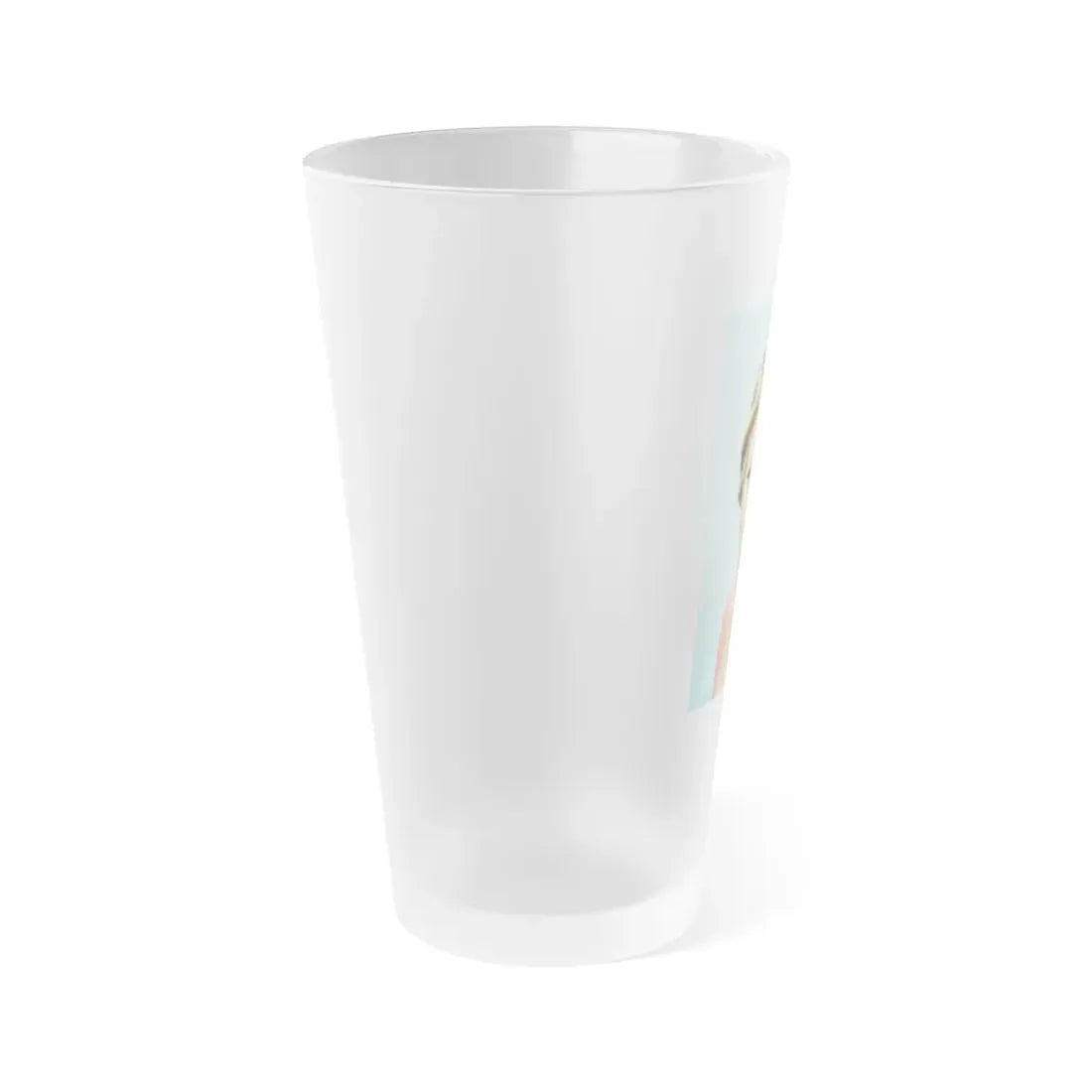 Veronica Carlson #115 (Vintage Female Icon) Frosted Pint Glass 16oz - Go Mug Yourself