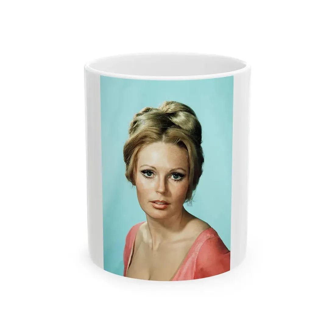 Veronica Carlson #115 (Vintage Female Icon) White Coffee Mug 11oz - Go Mug Yourself