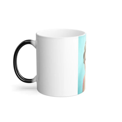 Veronica Carlson #115 (Vintage Female Icons) Color Changing Mug 11oz-Go Mug Yourself