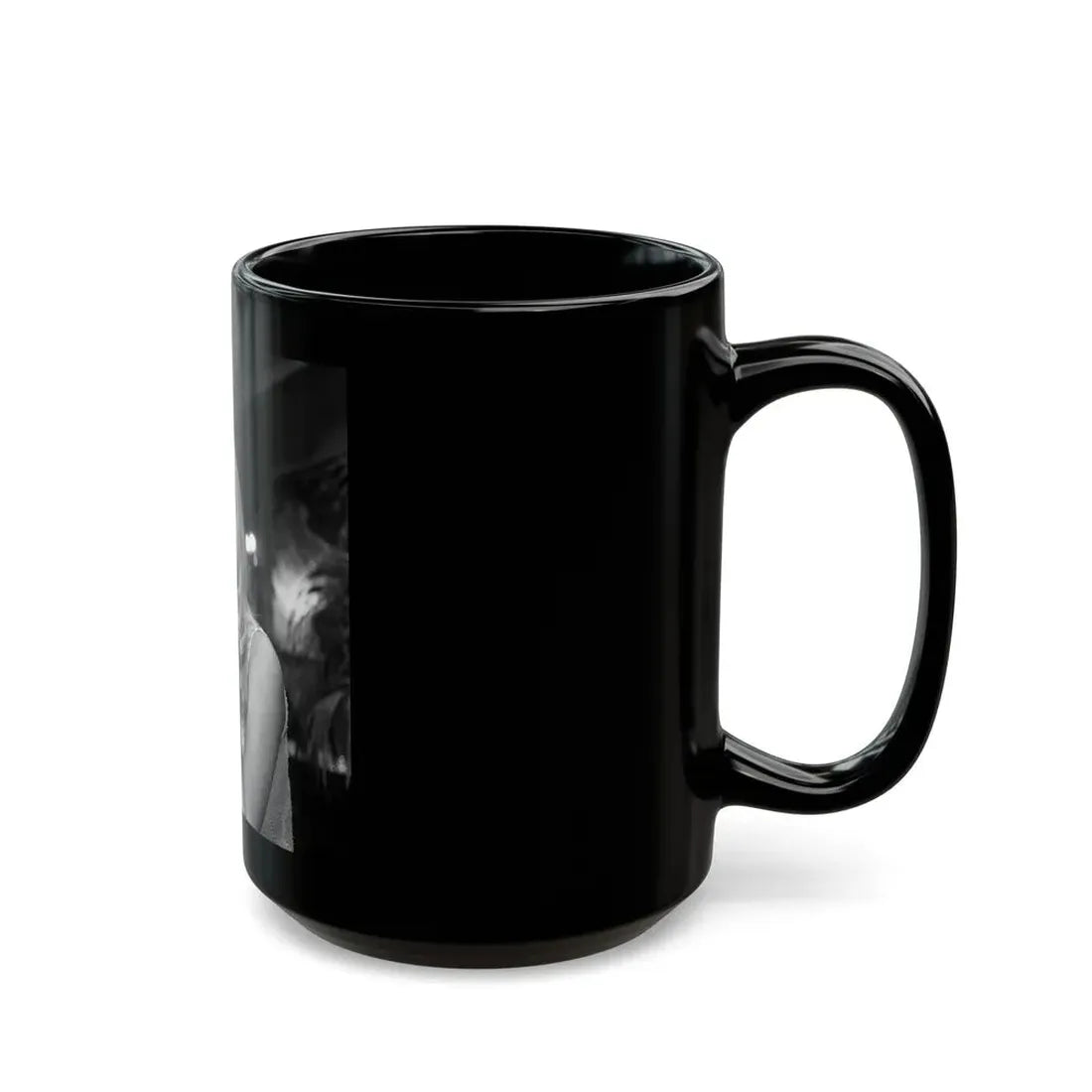 Veronica Carlson #117 (Vintage Female Icon) Black Coffee Mug - Go Mug Yourself