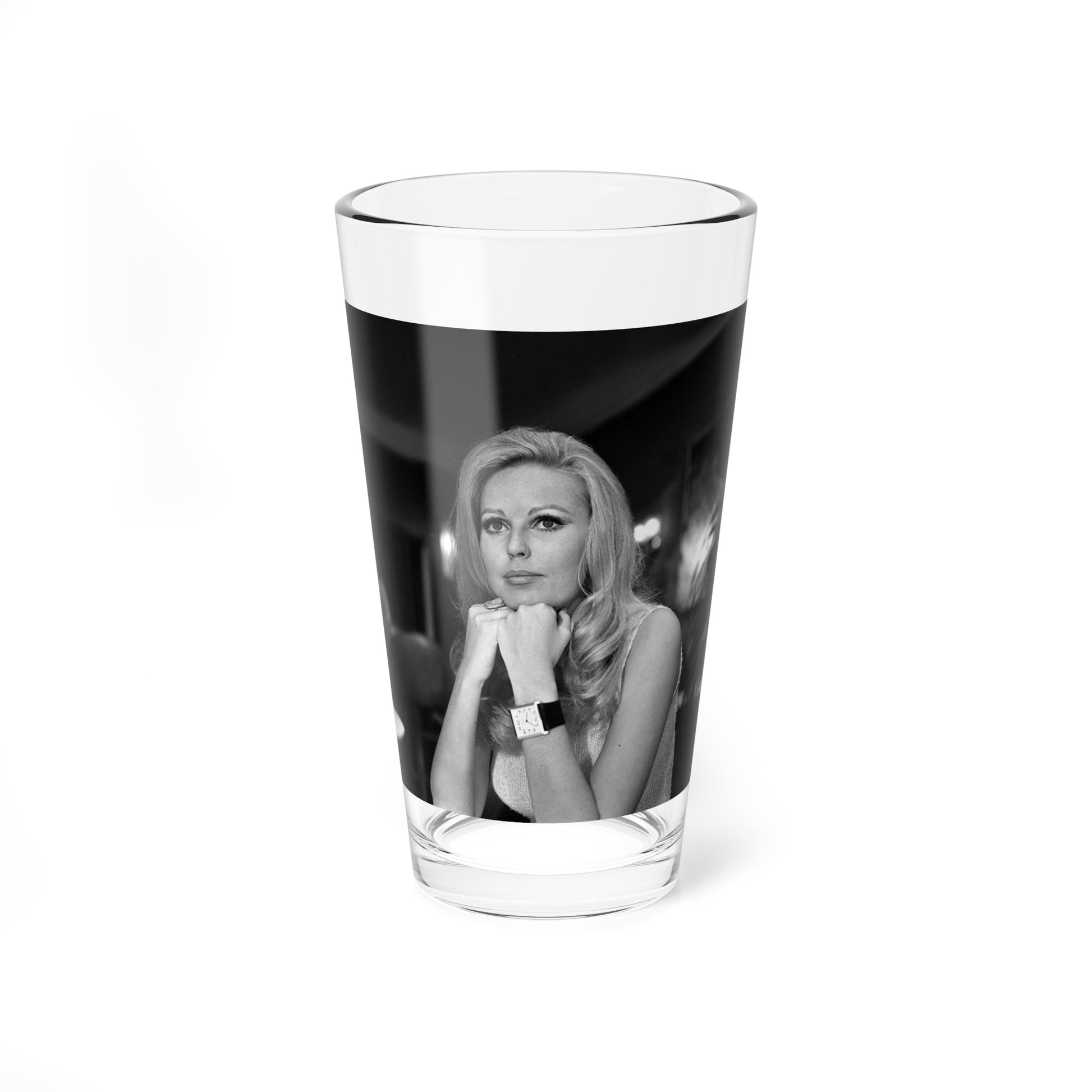 Veronica Carlson #117 (Vintage Female Icon) Pint Glass 16oz-16oz-Go Mug Yourself