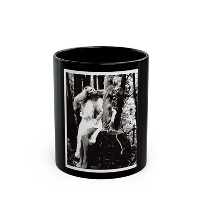 Veronica Carlson #118 (Vintage Female Icon) Black Coffee Mug 11oz - Go Mug Yourself