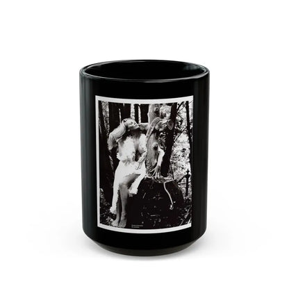 Veronica Carlson #118 (Vintage Female Icon) Black Coffee Mug 15oz - Go Mug Yourself
