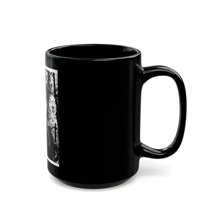 Veronica Carlson #118 (Vintage Female Icon) Black Coffee Mug - Go Mug Yourself
