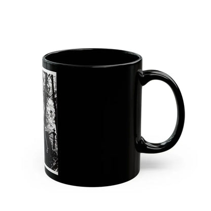 Veronica Carlson #118 (Vintage Female Icon) Black Coffee Mug - Go Mug Yourself