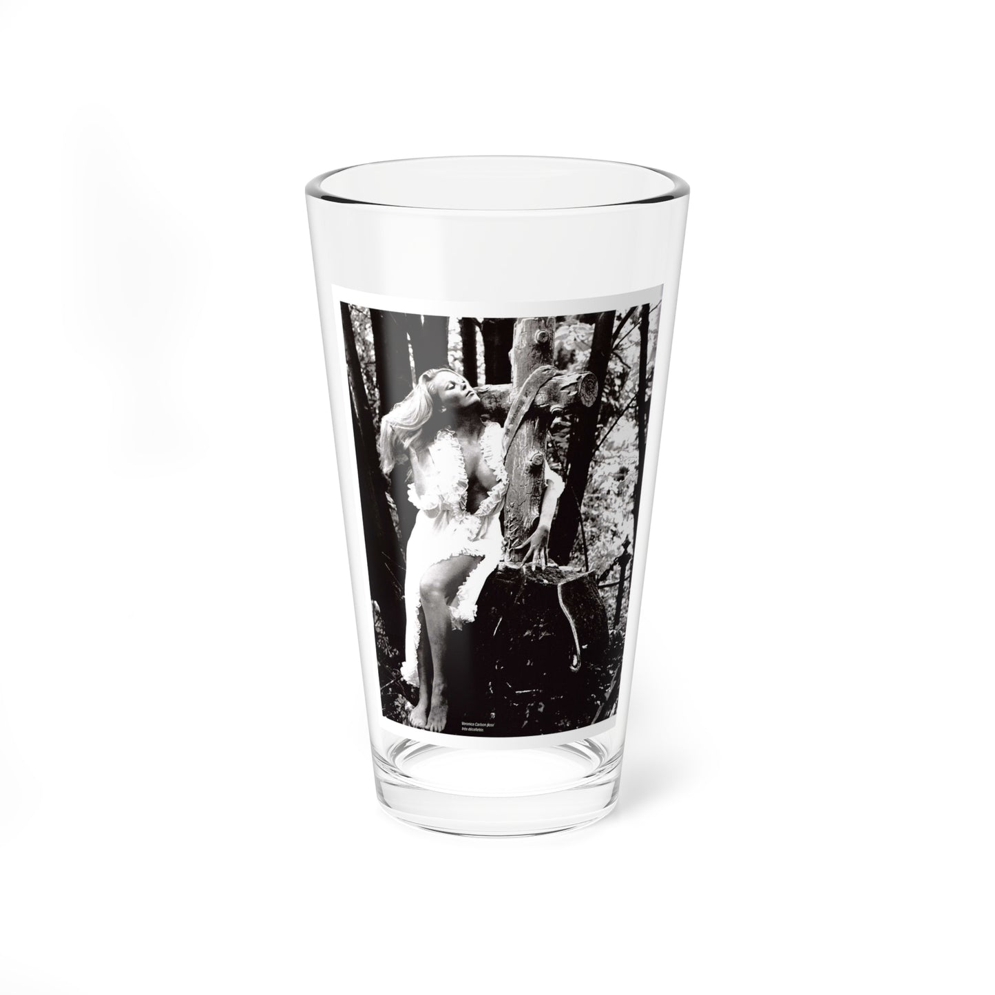 Veronica Carlson #118 (Vintage Female Icon) Pint Glass 16oz-16oz-Go Mug Yourself