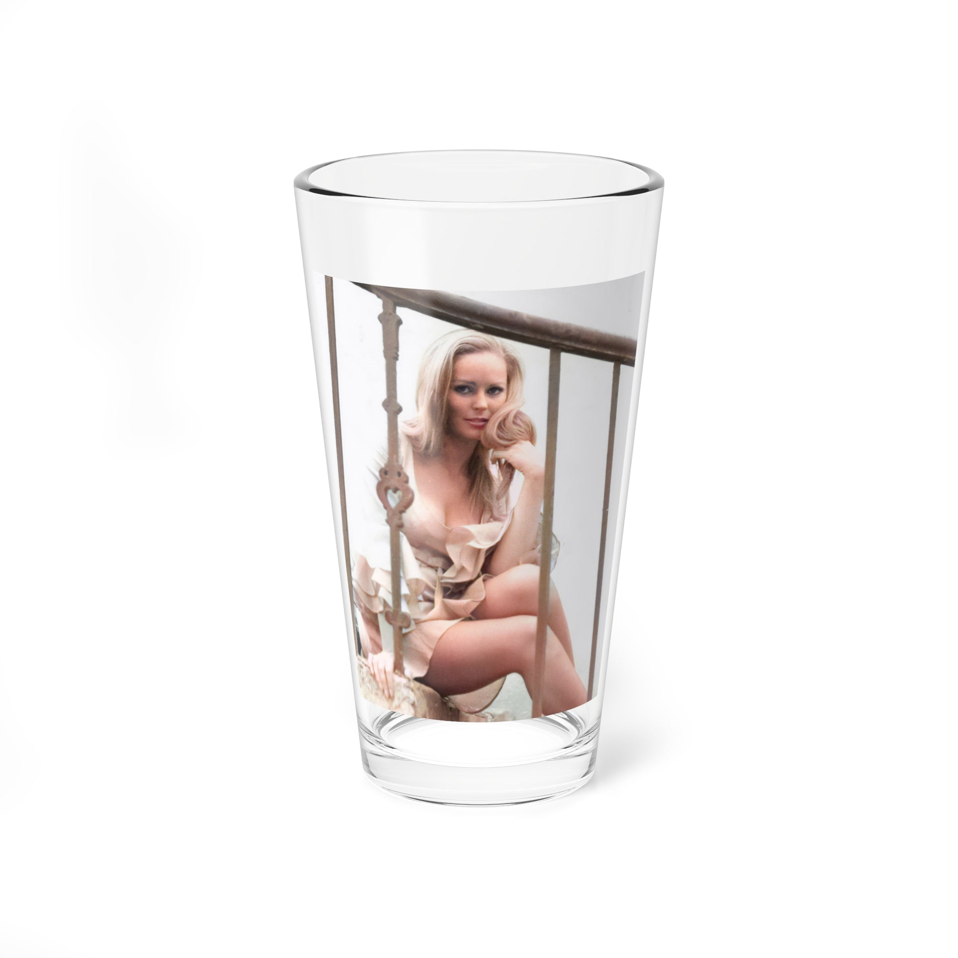 Veronica Carlson #119 (Vintage Female Icon) Pint Glass 16oz-16oz-Go Mug Yourself