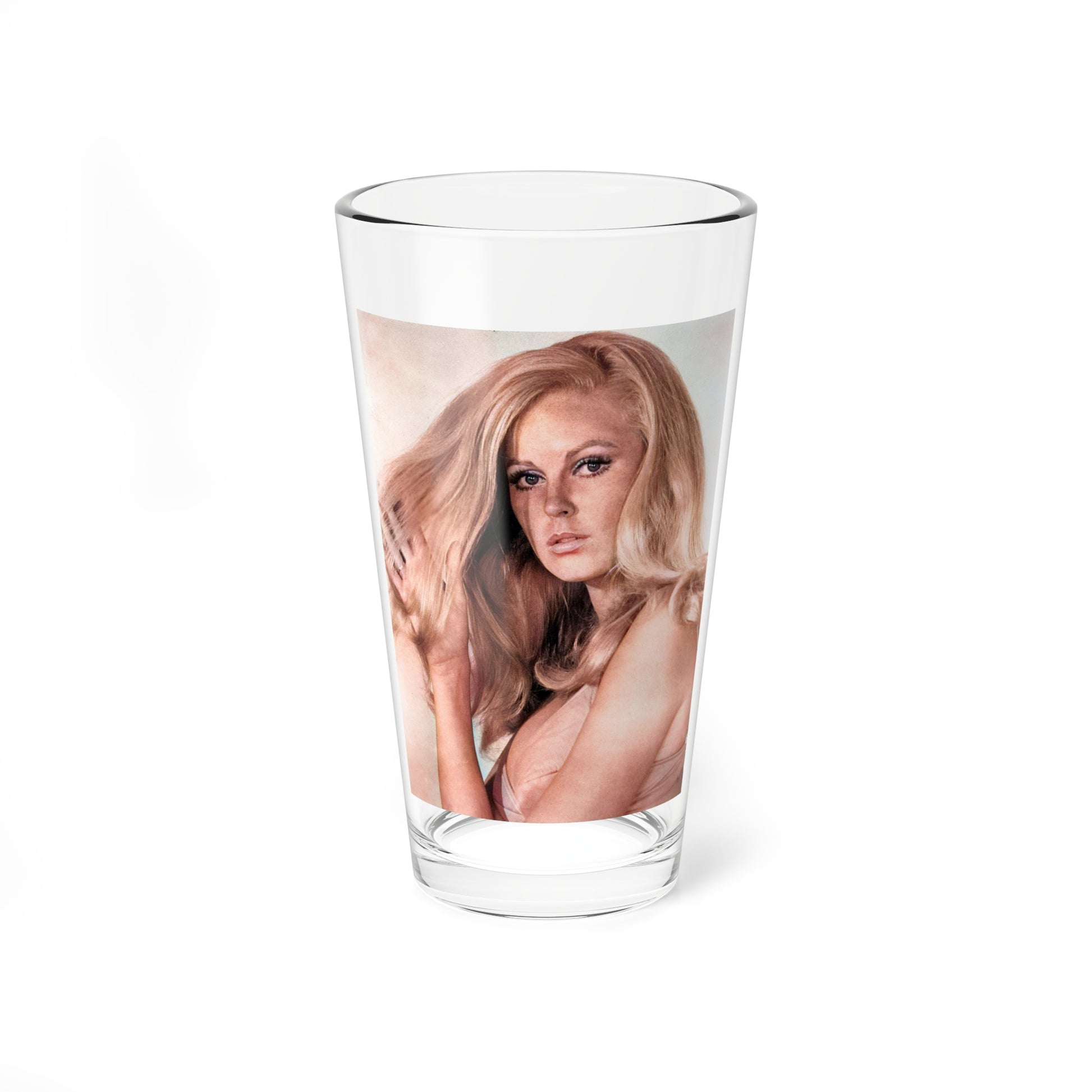 Veronica Carlson #120 (Vintage Female Icon) Pint Glass 16oz-16oz-Go Mug Yourself