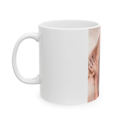 Veronica Carlson #120 (Vintage Female Icon) White Coffee Mug-Go Mug Yourself