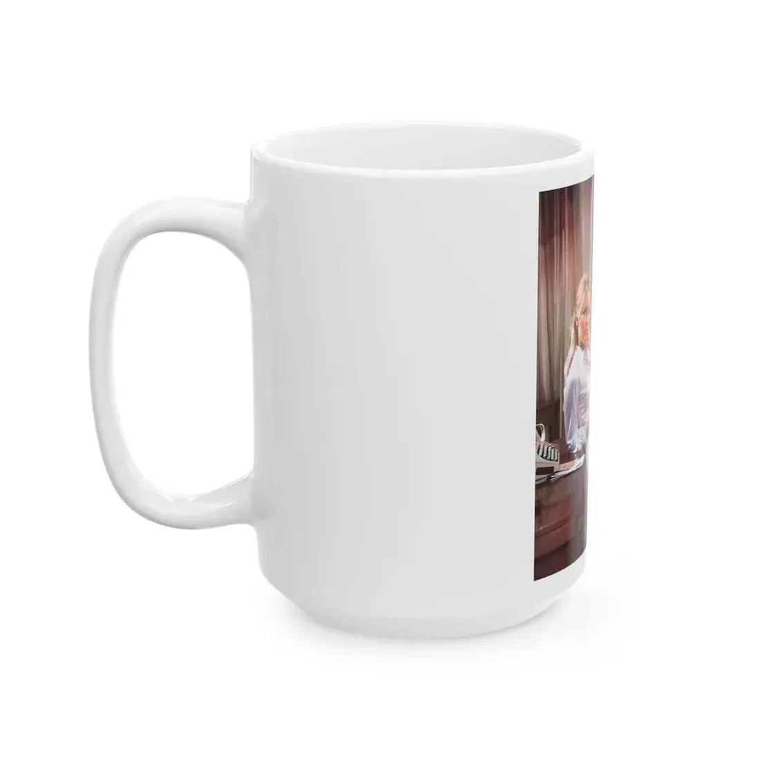 Veronica Carlson #123 (Vintage Female Icon) White Coffee Mug - Go Mug Yourself