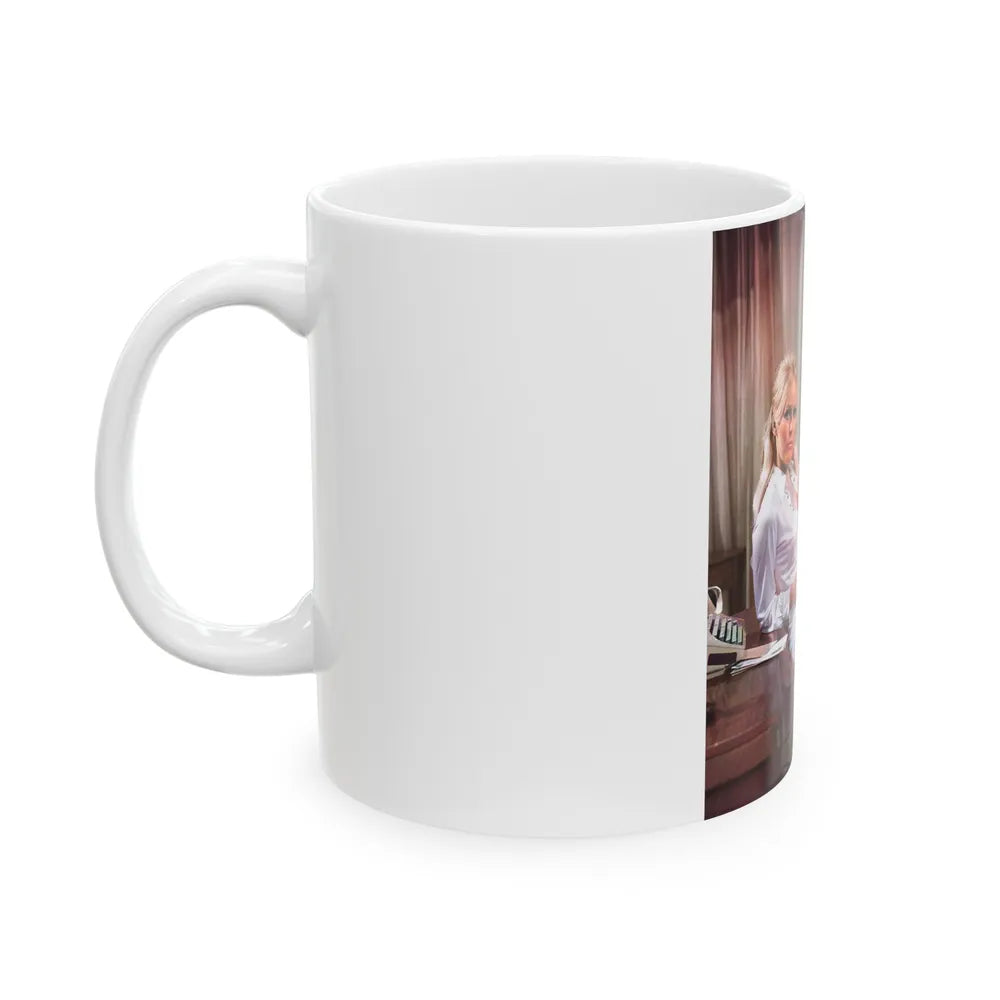 Veronica Carlson #123 (Vintage Female Icon) White Coffee Mug-Go Mug Yourself