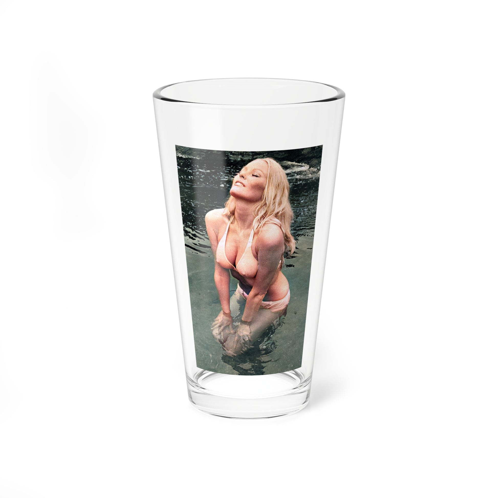 Veronica Carlson #125 (Vintage Female Icon) Pint Glass 16oz-16oz-Go Mug Yourself