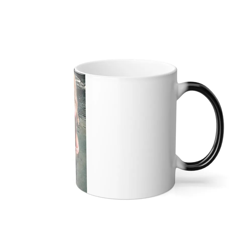 Veronica Carlson #125 (Vintage Female Icons) Color Changing Mug 11oz-Go Mug Yourself