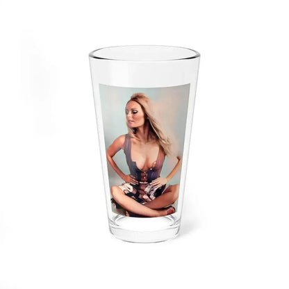 Veronica Carlson #126 (Vintage Female Icon) Pint Glass 16oz 16oz - Go Mug Yourself