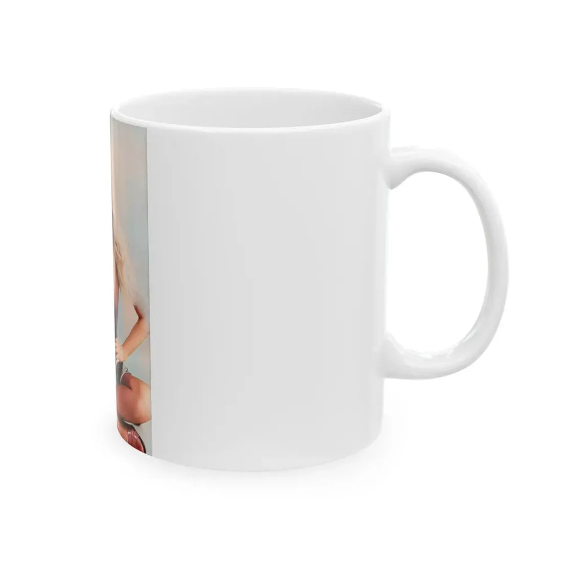 Veronica Carlson #126 (Vintage Female Icon) White Coffee Mug - Go Mug Yourself