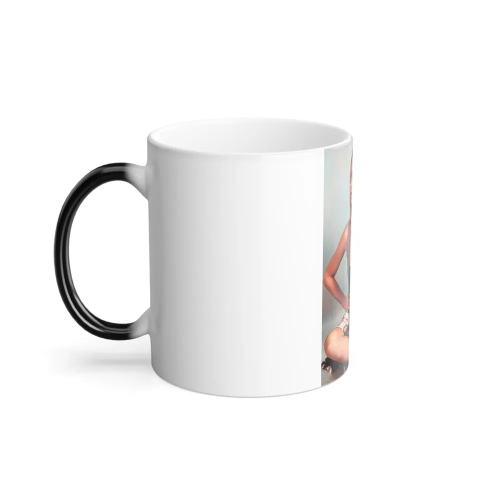 Veronica Carlson #126 (Vintage Female Icons) Color Changing Mug 11oz-Go Mug Yourself