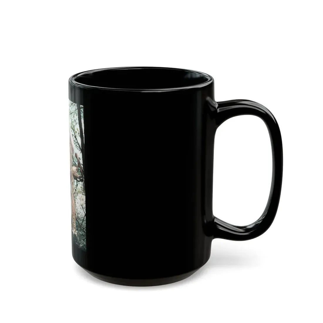 Veronica Carlson #127 (Vintage Female Icon) Black Coffee Mug - Go Mug Yourself