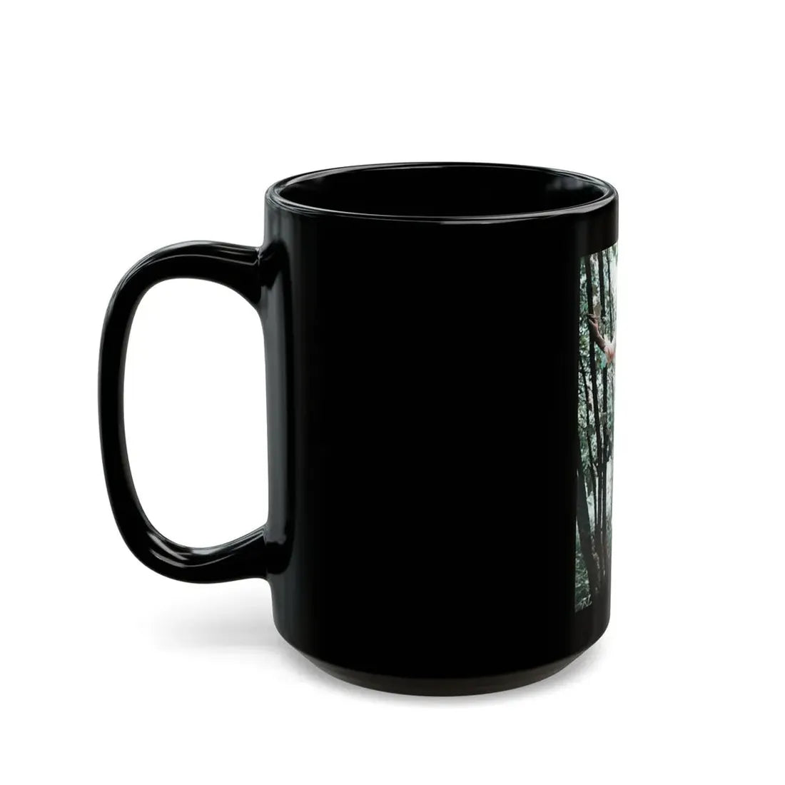Veronica Carlson #127 (Vintage Female Icon) Black Coffee Mug - Go Mug Yourself