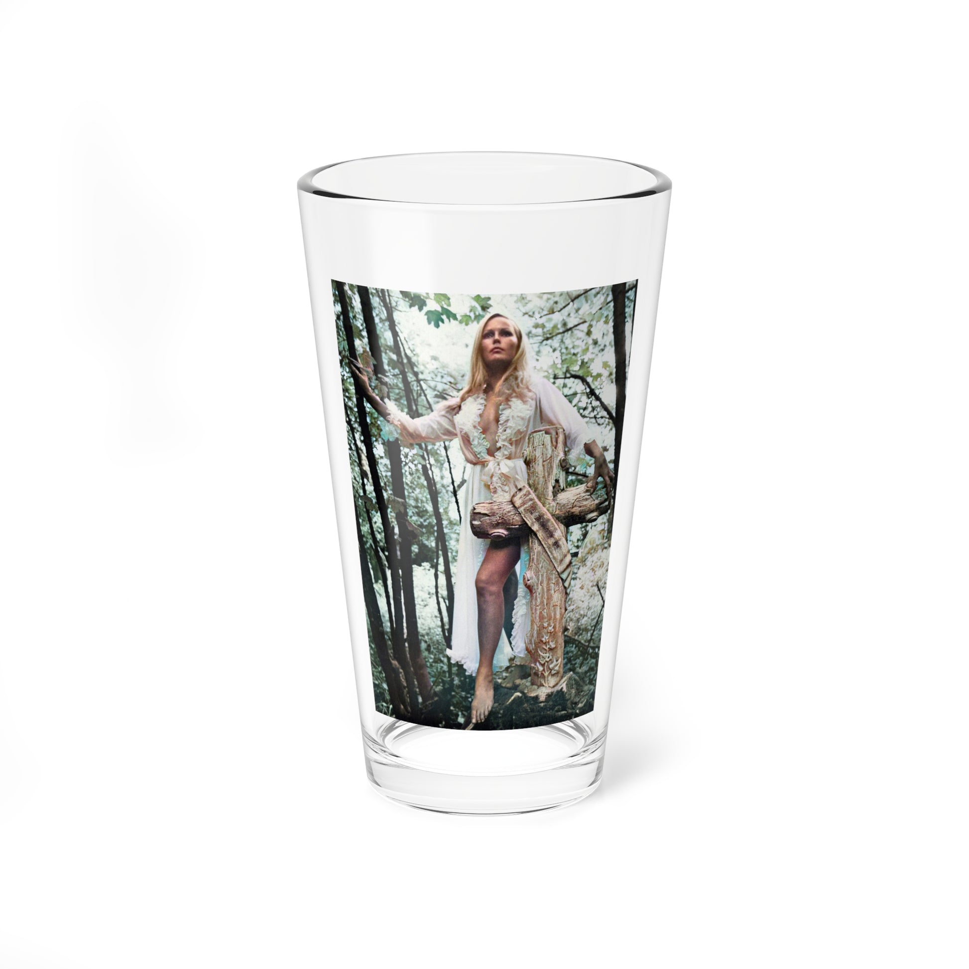 Veronica Carlson #127 (Vintage Female Icon) Pint Glass 16oz-16oz-Go Mug Yourself