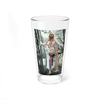 Veronica Carlson #127 (Vintage Female Icon) Pint Glass 16oz-16oz-Go Mug Yourself