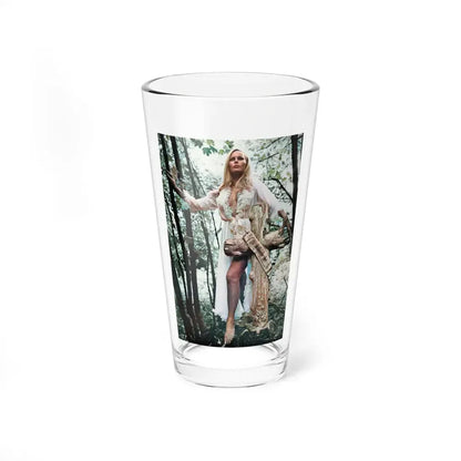 Veronica Carlson #127 (Vintage Female Icon) Pint Glass 16oz 16oz - Go Mug Yourself