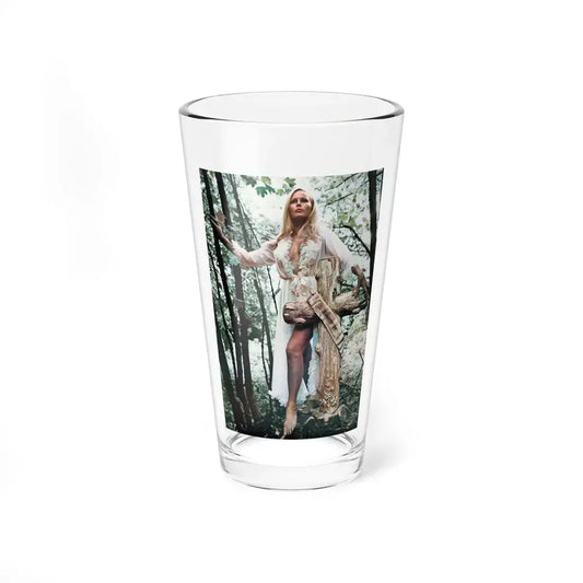 Veronica Carlson #127 (Vintage Female Icon) Pint Glass 16oz 16oz - Go Mug Yourself