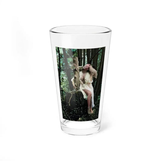 Veronica Carlson #128 (Vintage Female Icon) Pint Glass 16oz 16oz - Go Mug Yourself