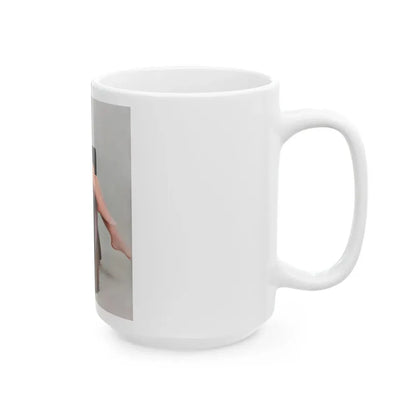 Veronica Carlson #130 (Vintage Female Icon) White Coffee Mug - Go Mug Yourself