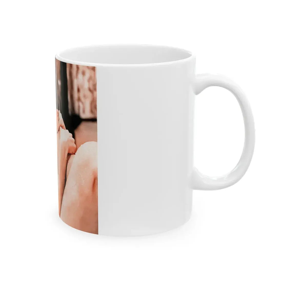 Veronica Carlson #131 (Vintage Female Icon) White Coffee Mug - Go Mug Yourself