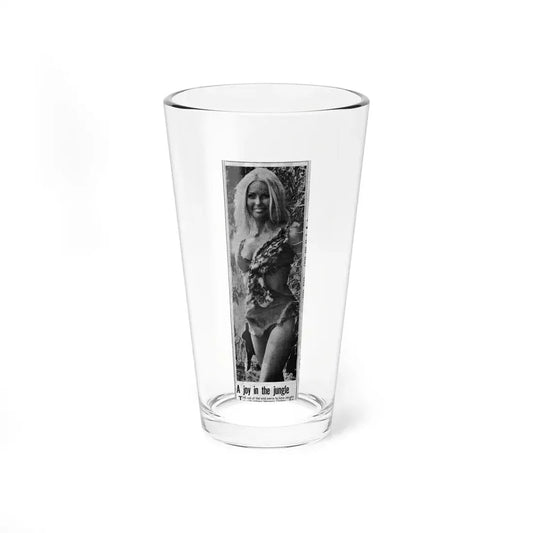 Veronica Carlson #133 (Vintage Female Icon) Pint Glass 16oz 16oz - Go Mug Yourself