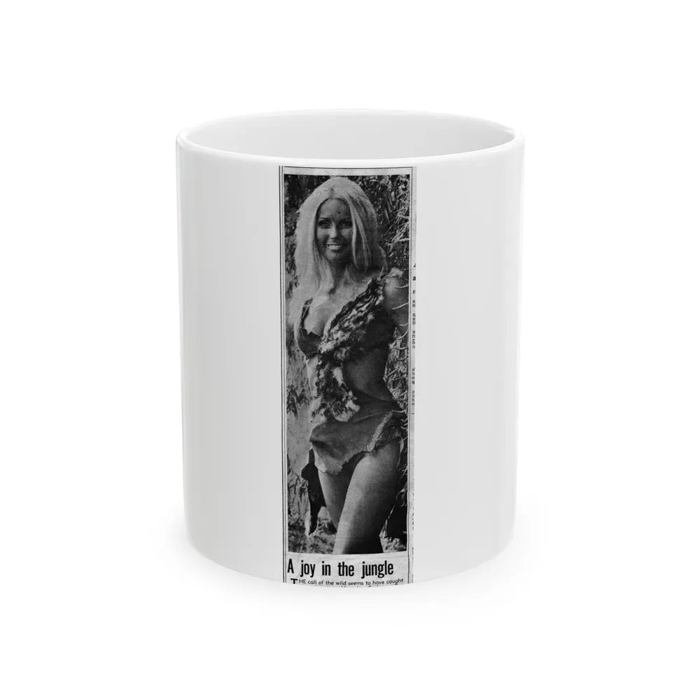 Veronica Carlson #133 (Vintage Female Icon) White Coffee Mug-11oz-Go Mug Yourself