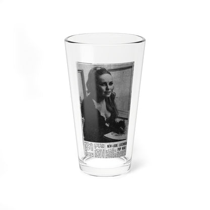 Veronica Carlson #134 (Vintage Female Icon) Pint Glass 16oz-16oz-Go Mug Yourself