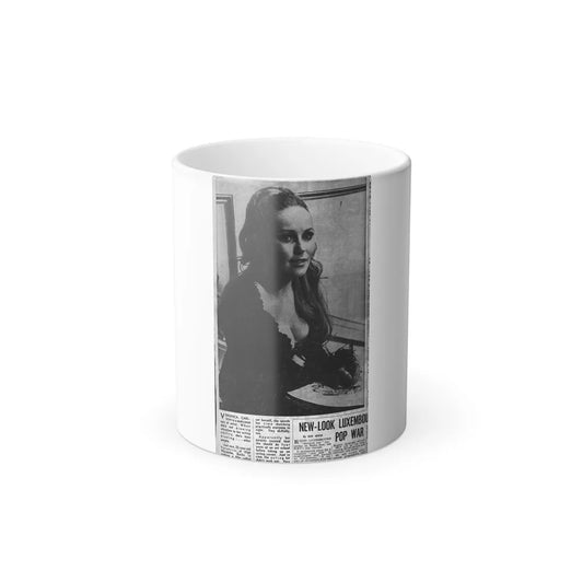 Veronica Carlson #134 (Vintage Female Icons) Color Changing Mug 11oz-11oz-Go Mug Yourself