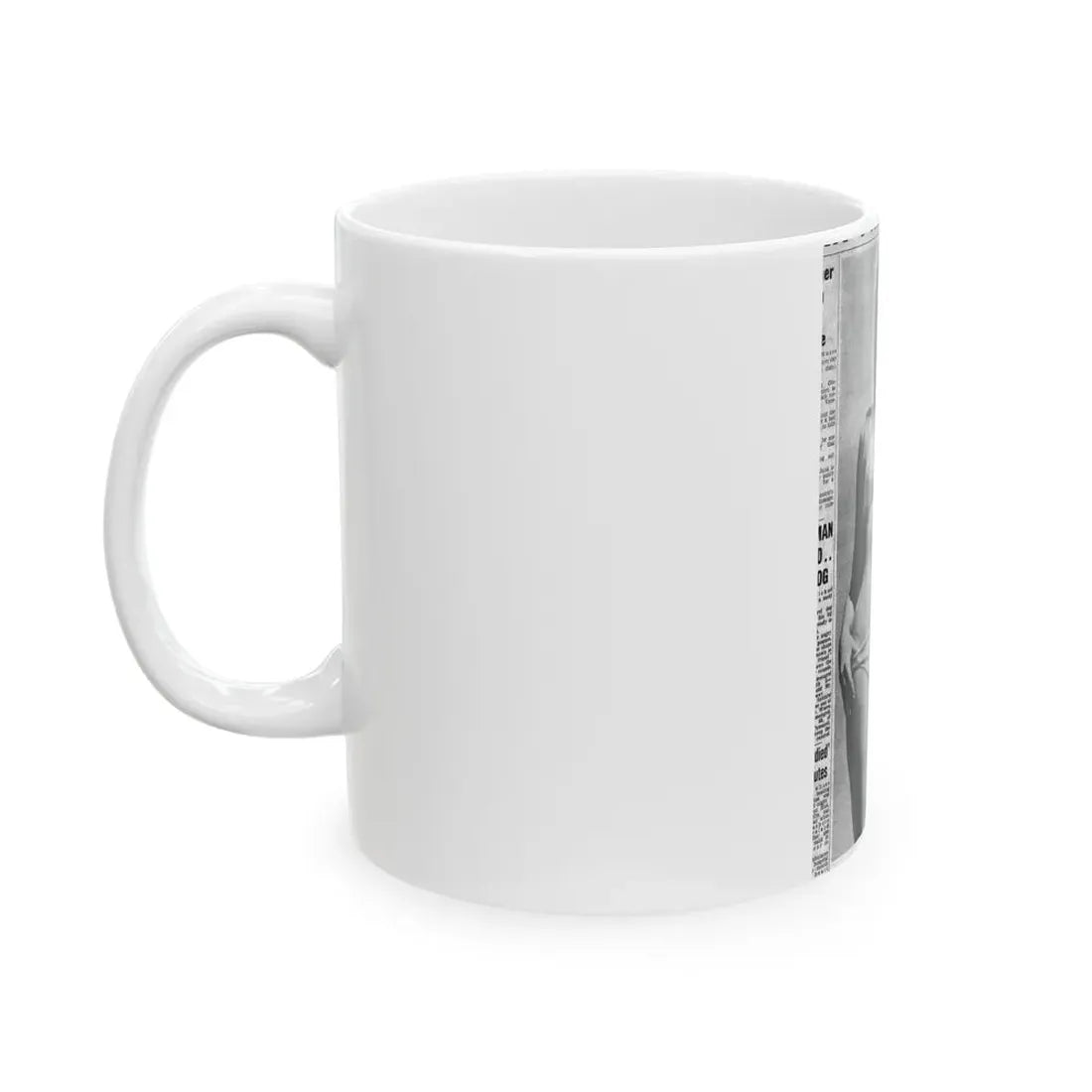 Veronica Carlson #135 (Vintage Female Icon) White Coffee Mug - Go Mug Yourself