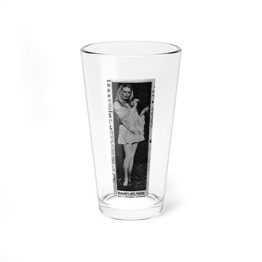 Veronica Carlson #136 (Vintage Female Icon) Pint Glass 16oz-16oz-Go Mug Yourself