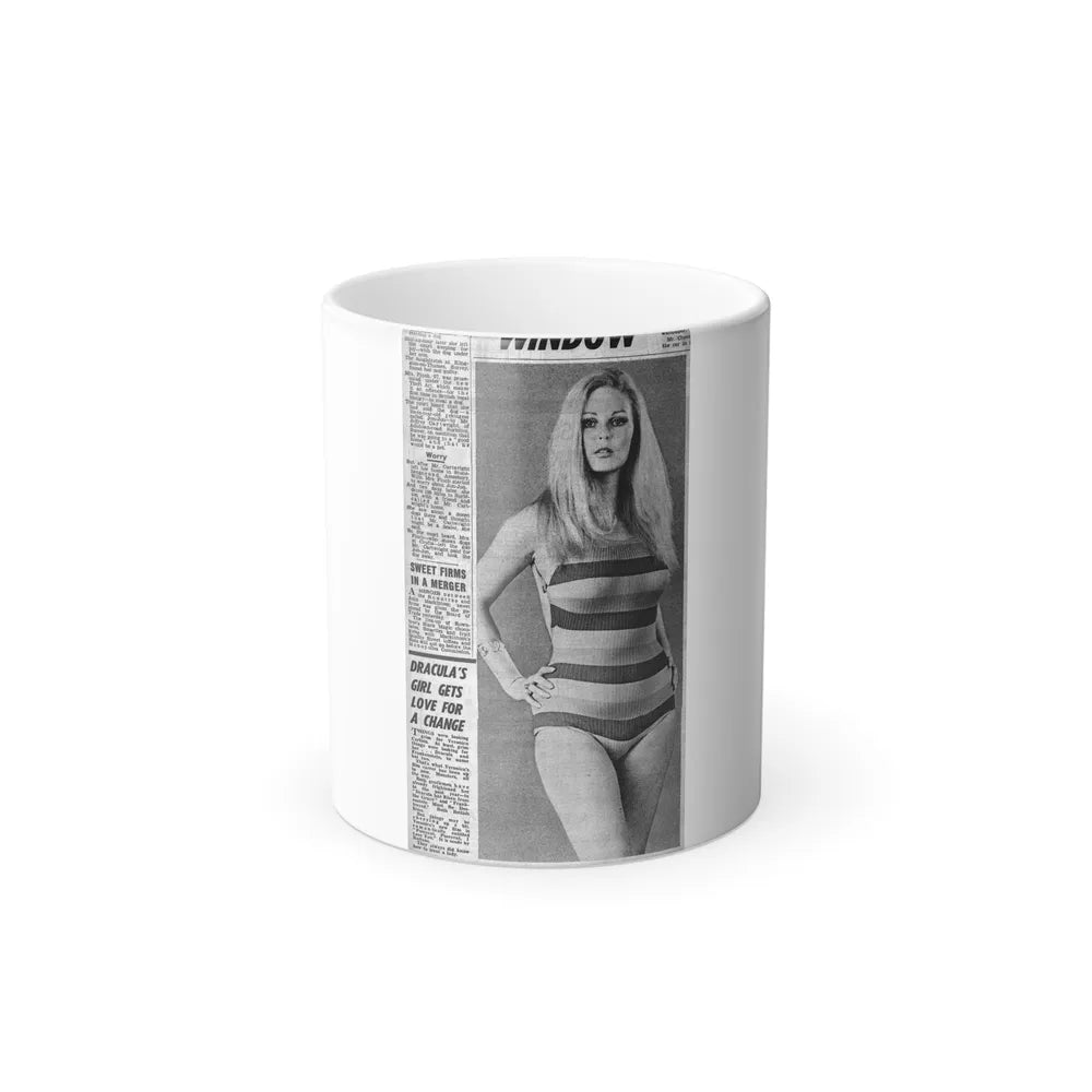 Veronica Carlson #137 (Vintage Female Icons) Color Changing Mug 11oz-11oz-Go Mug Yourself