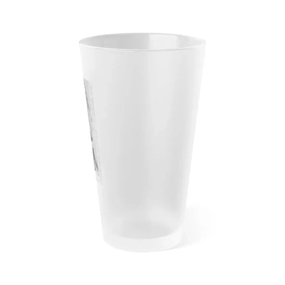 Veronica Carlson #138 (Vintage Female Icon) Frosted Pint Glass 16oz - Go Mug Yourself