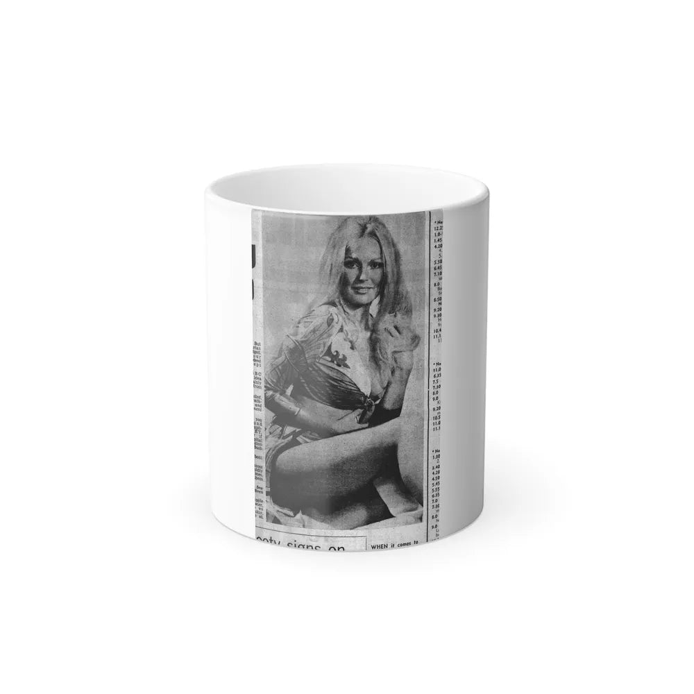 Veronica Carlson #138 (Vintage Female Icons) Color Changing Mug 11oz-11oz-Go Mug Yourself